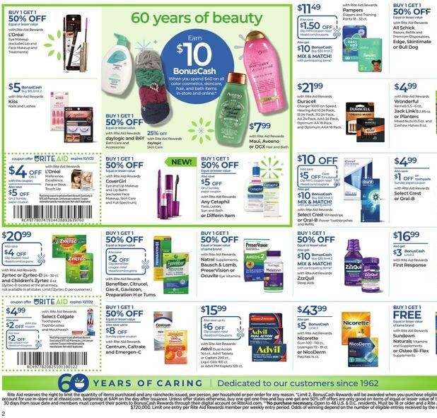 RITE AID Weekly Ad Flyer Specials September 25 to October 1, 2022