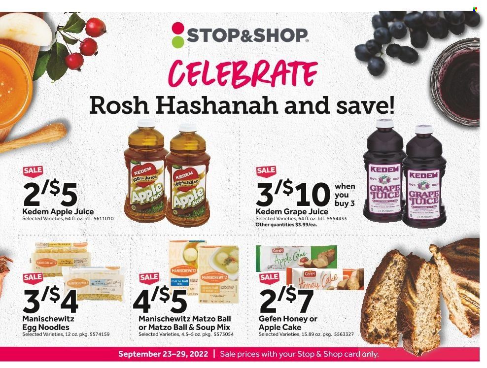Stop & Shop (NY) Weekly Ad Flyer Specials September 23 to September 29, 2022