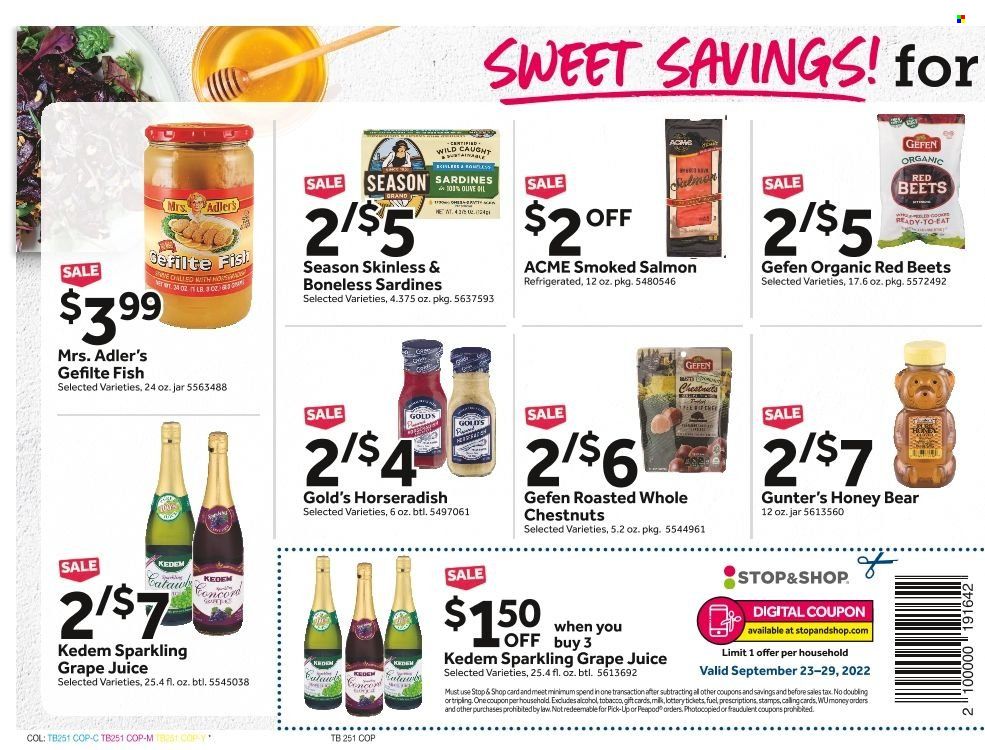 Stop & Shop (NJ) Weekly Ad Flyer Specials September 23 to September 29, 2022