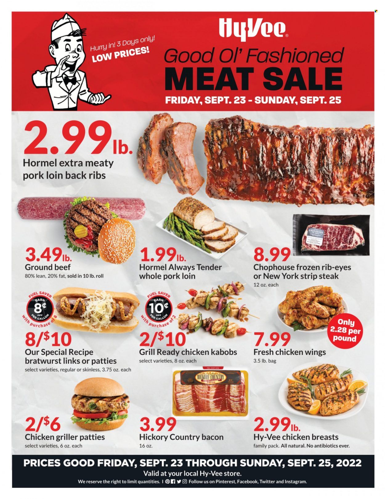 Hy-Vee (IA) Weekly Ad Flyer Specials September 23 to September 25, 2022