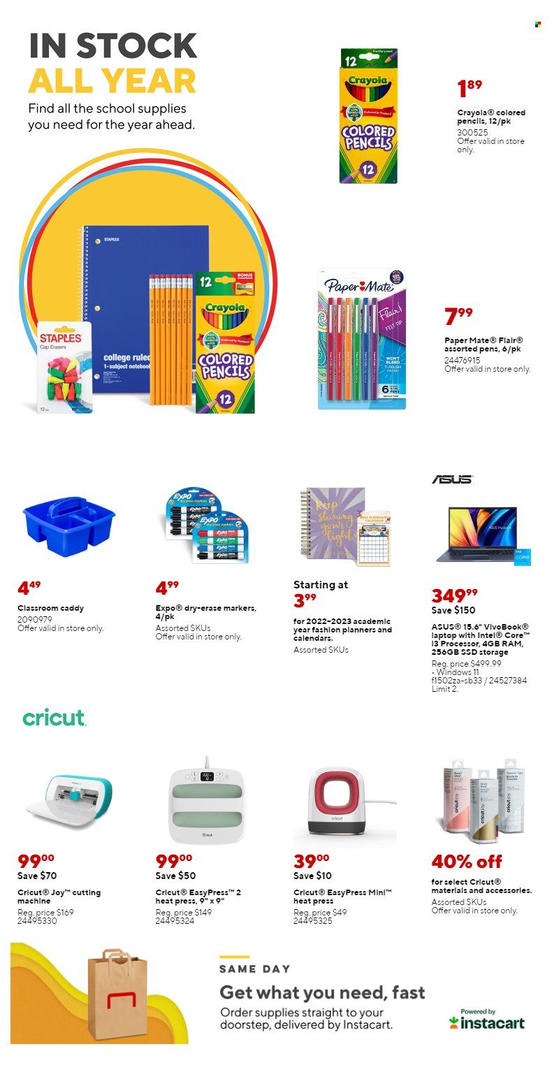 Staples Weekly Ad Flyer Specials September 25 to October 1, 2022