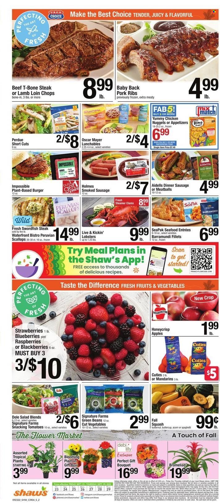 Shaw’s (MA, ME, NH, RI, VT) Weekly Ad Flyer Specials September 23 to September 29, 2022