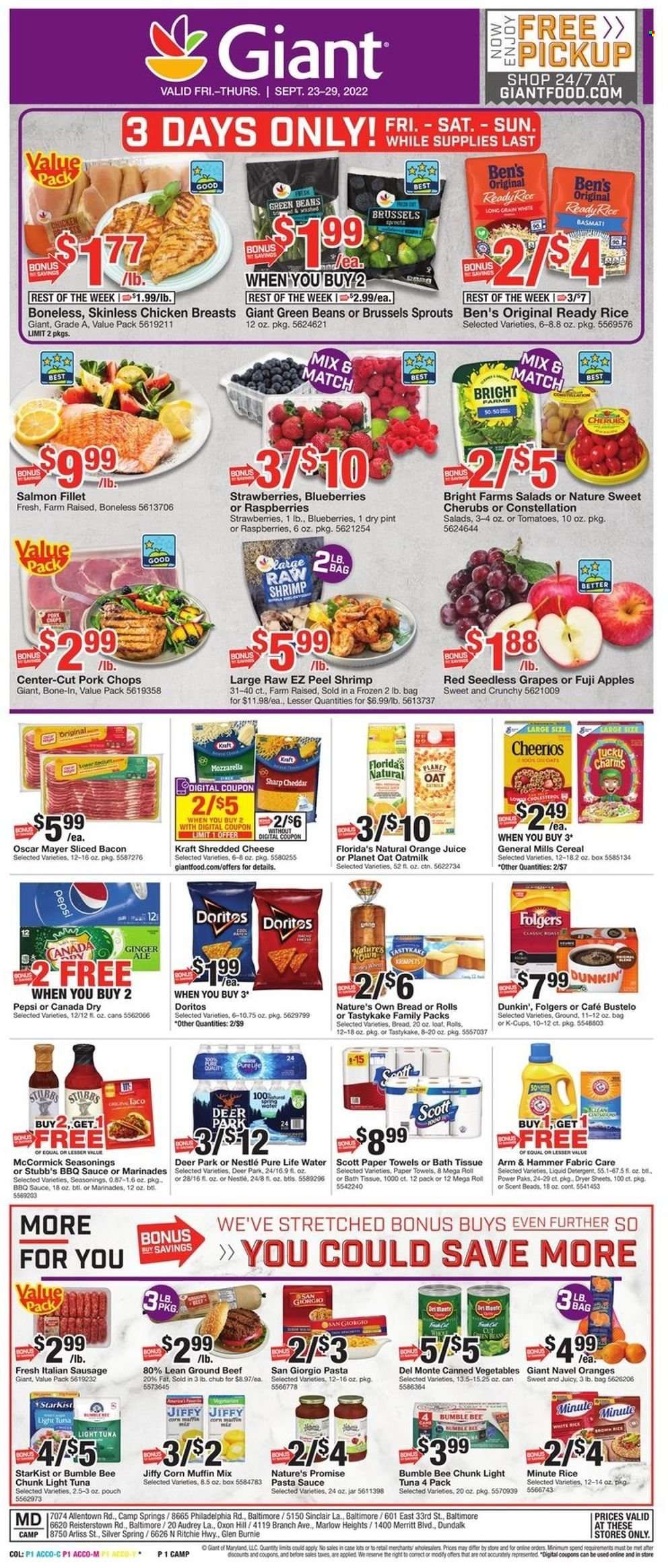 Giant Food (DE, MD, VA) Weekly Ad Flyer Specials September 23 to September 29, 2022
