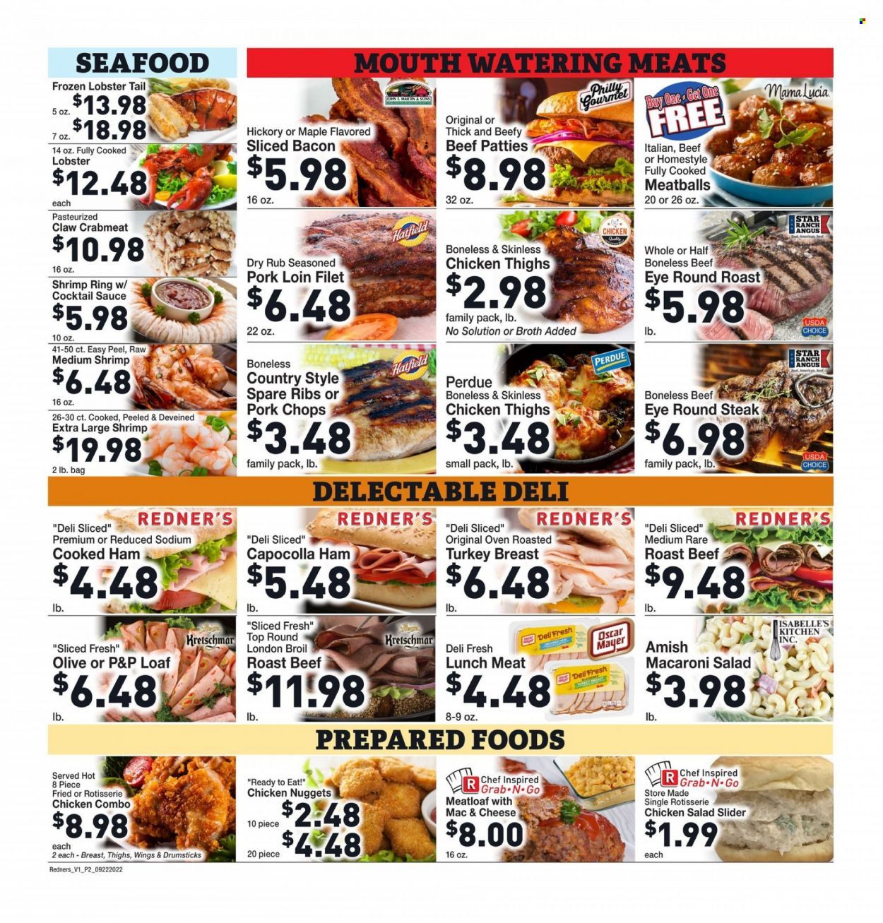 Redner's Markets (DE, MD, PA) Weekly Ad Flyer Specials September 22 to September 28, 2022