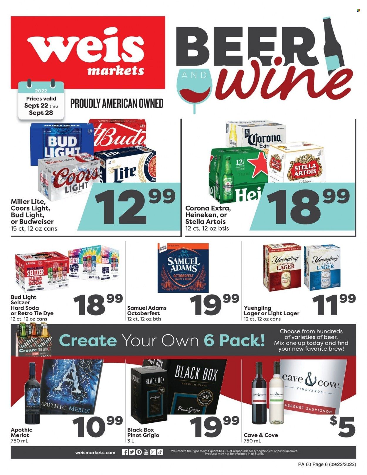 Weis (MD, NY, PA) Weekly Ad Flyer Specials September 22 to September 28, 2022