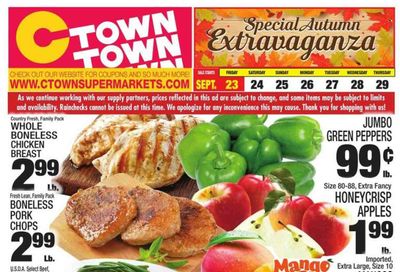 C-Town (CT, FL, MA, NJ, NY, PA) Weekly Ad Flyer Specials September 23 to September 29, 2022
