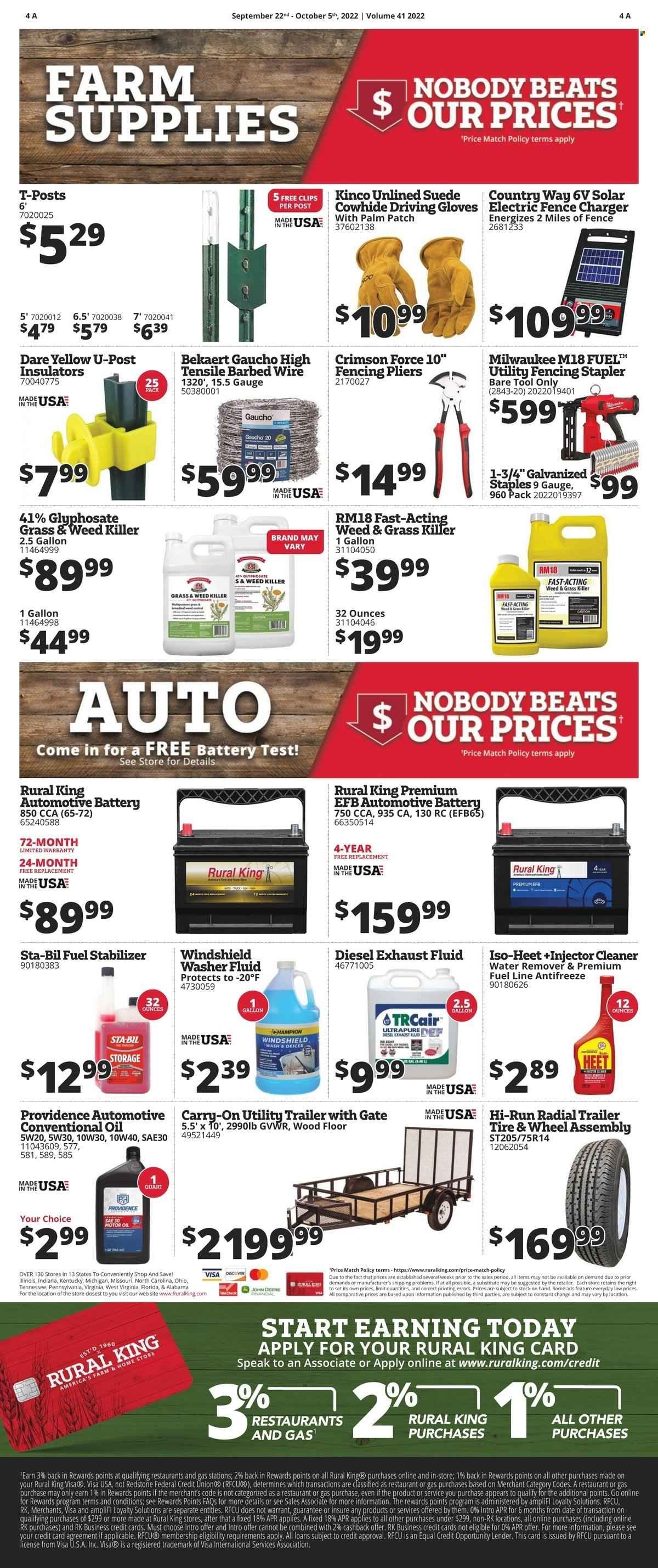 Rural King Weekly Ad Flyer Specials September 22 to October 5, 2022