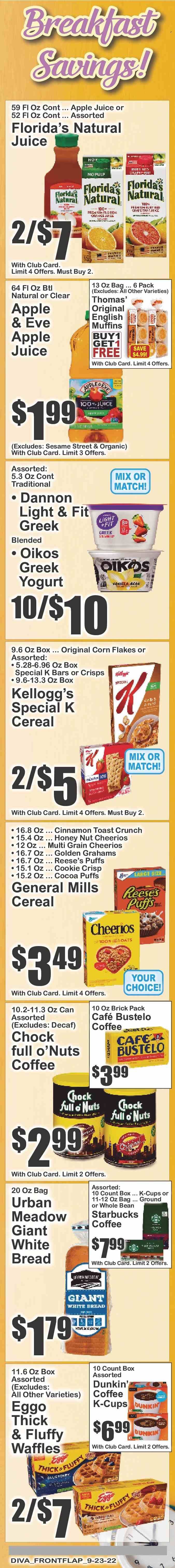Key Food (NY) Weekly Ad Flyer Specials September 23 to September 29, 2022