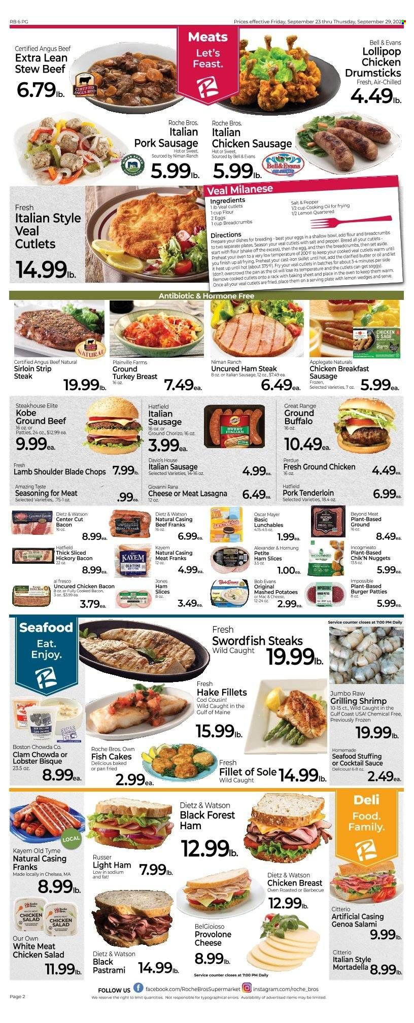 Roche Bros. (MA) Weekly Ad Flyer Specials September 23 to September 29, 2022