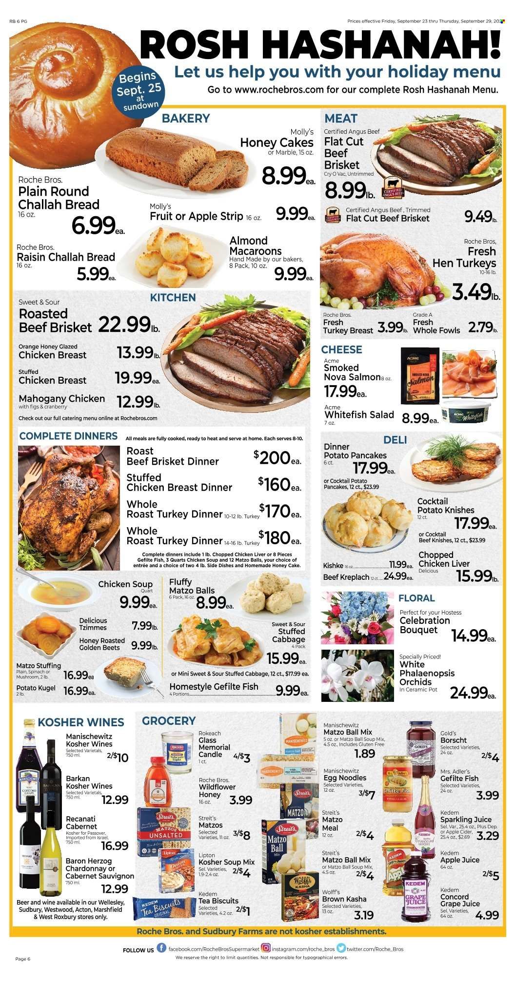 Roche Bros. (MA) Weekly Ad Flyer Specials September 23 to September 29, 2022