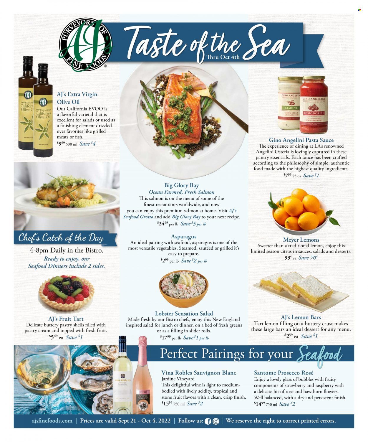 AJ's Fine Foods (AZ) Weekly Ad Flyer Specials September 21 to October 4, 2022