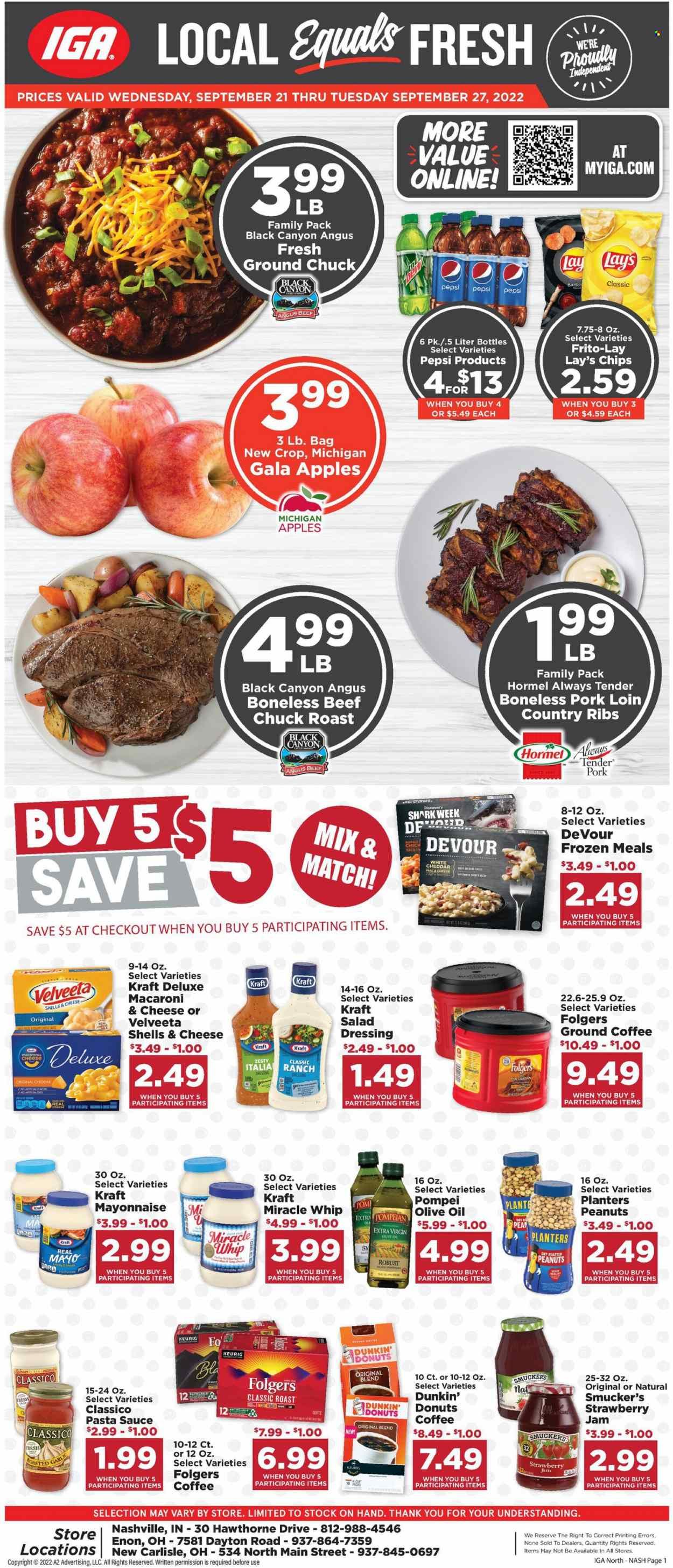 IGA (OH) Weekly Ad Flyer Specials September 21 to September 27, 2022