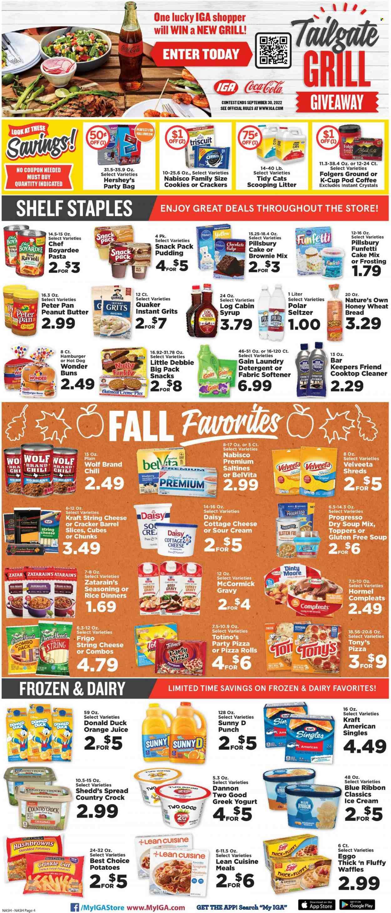 IGA (OH) Weekly Ad Flyer Specials September 21 to September 27, 2022
