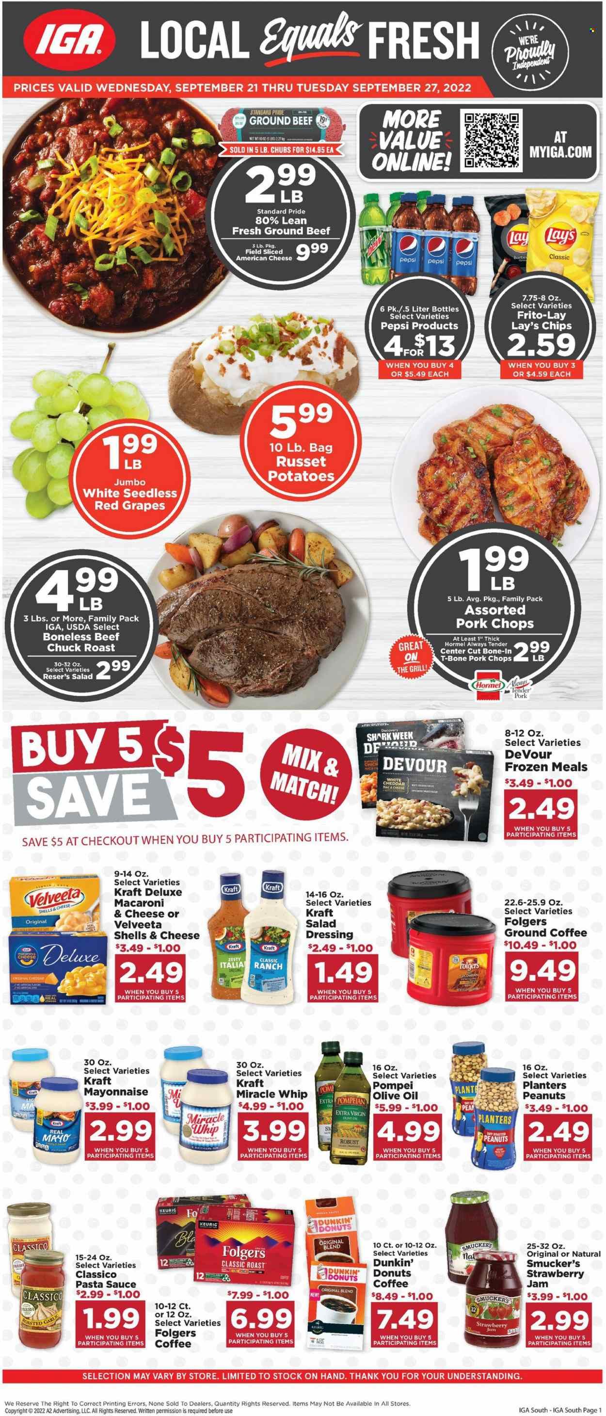 IGA (KY) Weekly Ad Flyer Specials September 21 to September 27, 2022