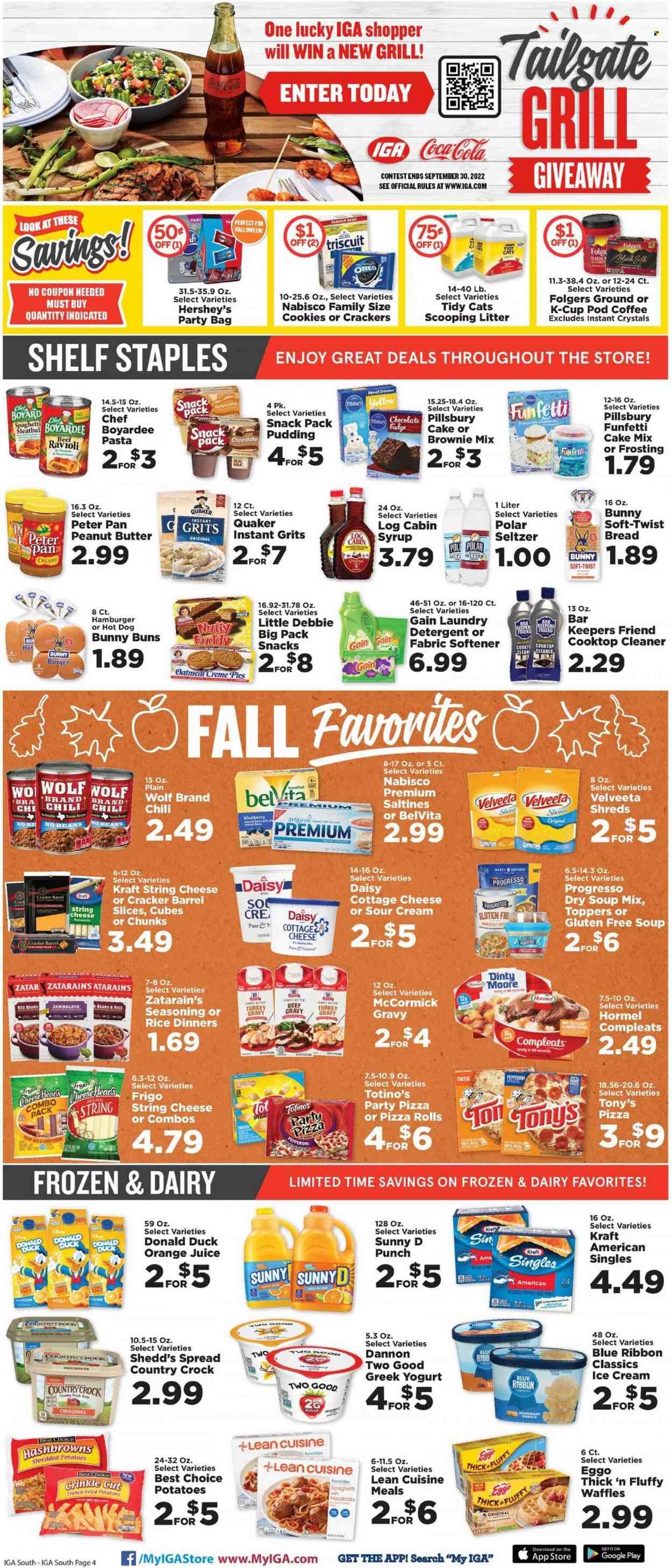 IGA (KY) Weekly Ad Flyer Specials September 21 to September 27, 2022
