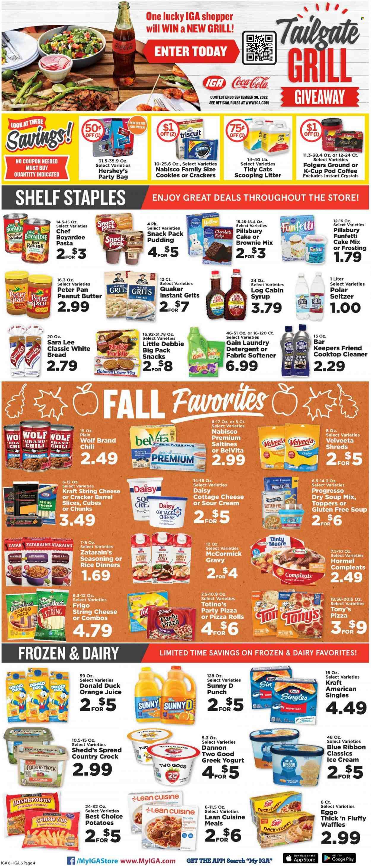 IGA (TN) Weekly Ad Flyer Specials September 21 to September 27, 2022