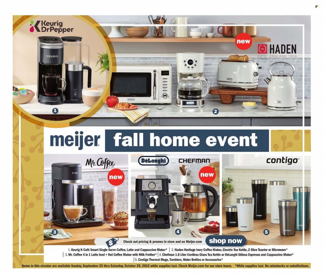 Meijer (IL, IN, KY, MI, OH, WI) Weekly Ad Flyer Specials September 25 to October 29, 2022