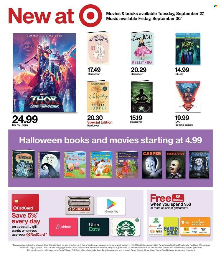 Target Weekly Ad Flyer Specials September 25 to October 1, 2022