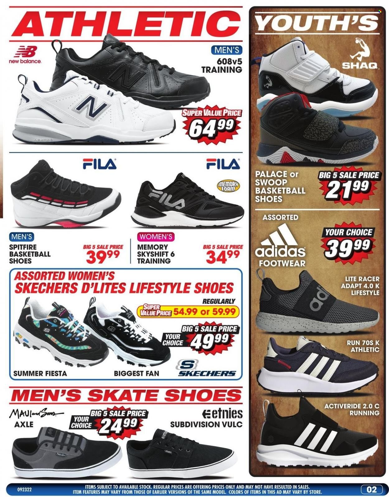 Big 5 (AZ, CA, CO, ID, NM, OR, UT, WA) Weekly Ad Flyer Specials September 23 to September 29, 2022