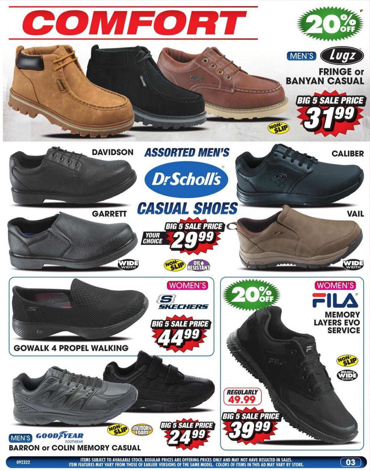 Big 5 (AZ, CA, CO, ID, NM, OR, UT, WA) Weekly Ad Flyer Specials September 23 to September 29, 2022