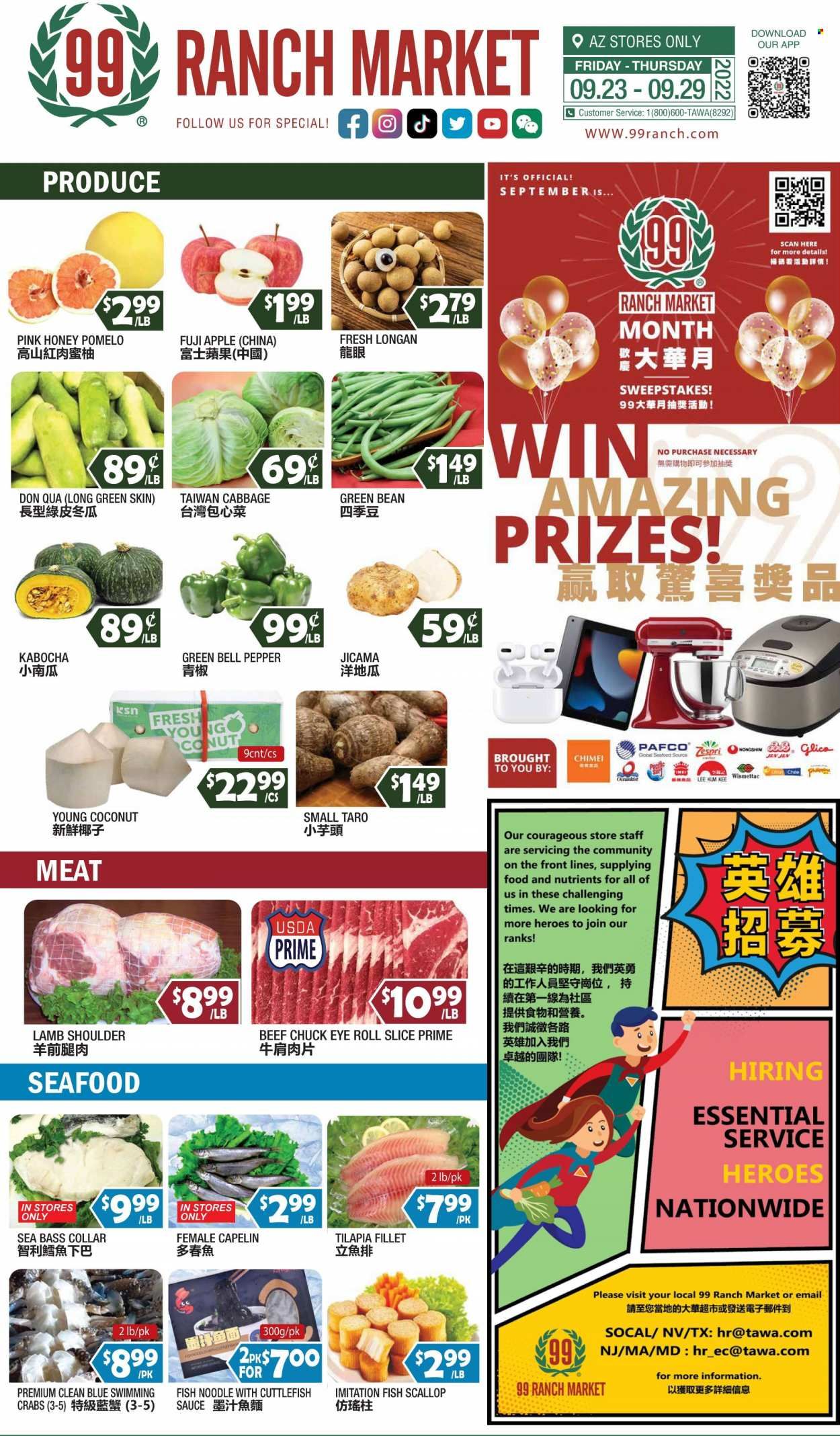 99 Ranch Market (19) Weekly Ad Flyer Specials September 23 to September 29, 2022