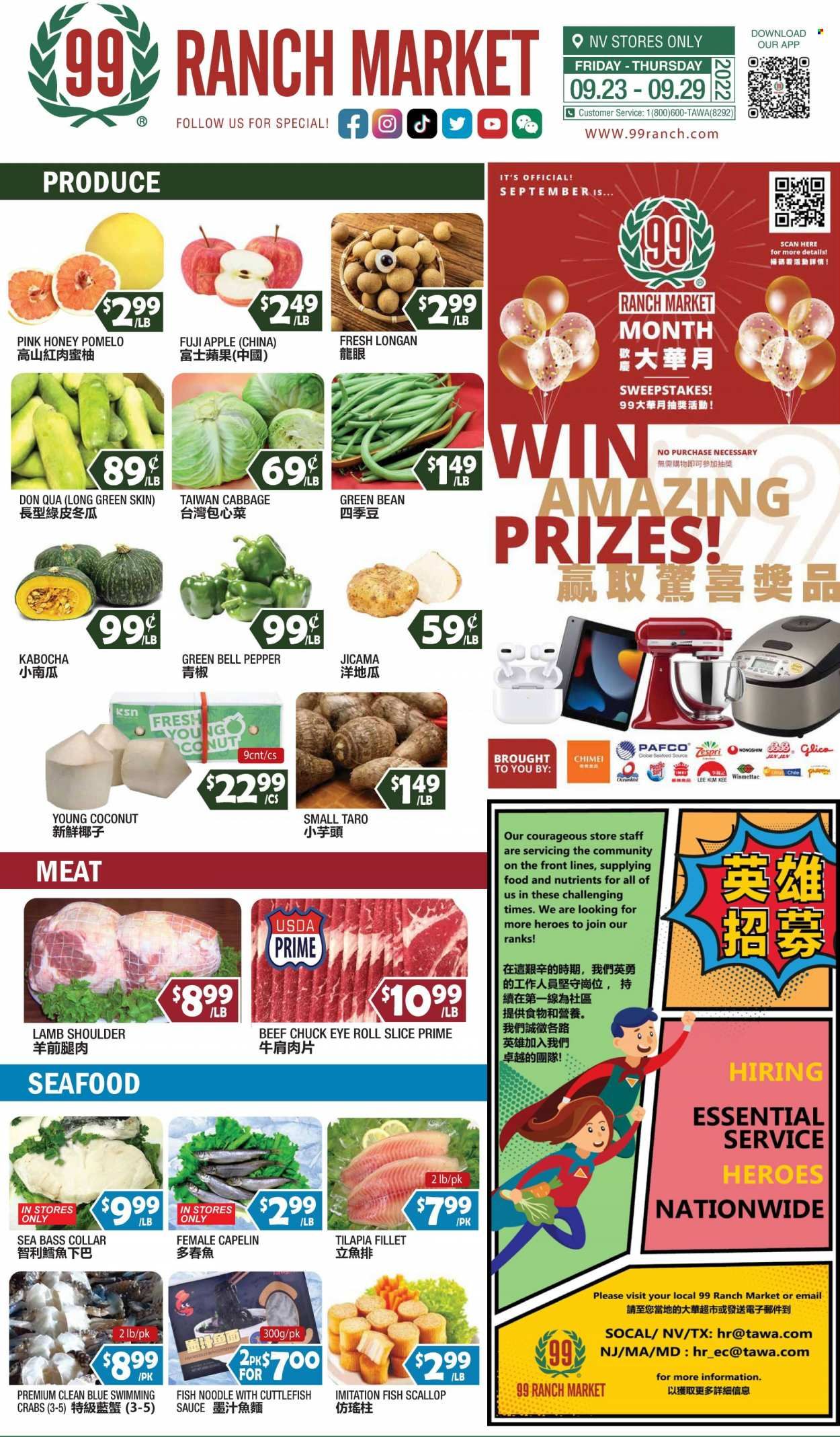 99 Ranch Market (NV) Weekly Ad Flyer Specials September 23 to September 29, 2022
