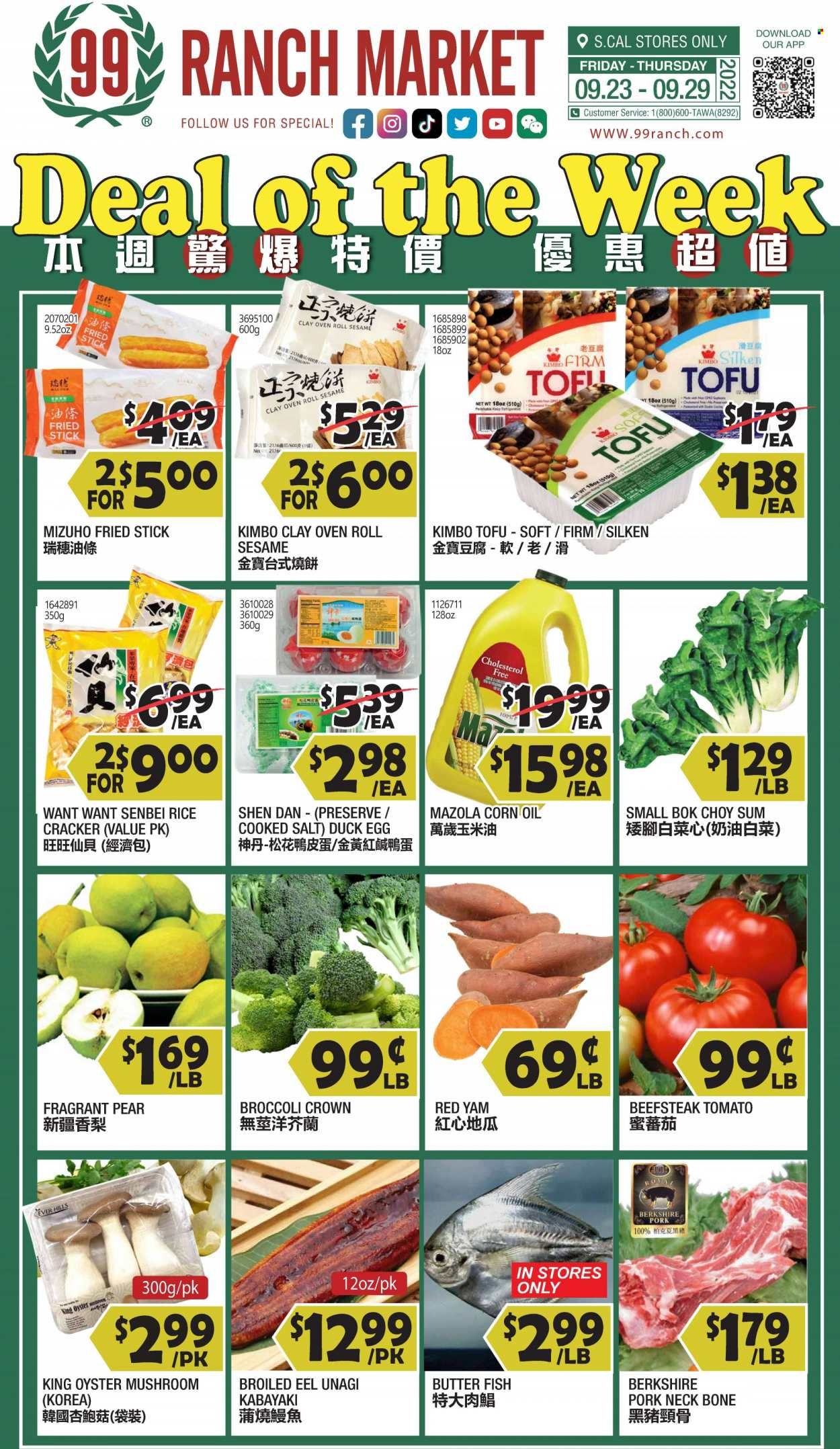 99 Ranch Market (40, CA) Weekly Ad Flyer Specials September 23 to September 29, 2022