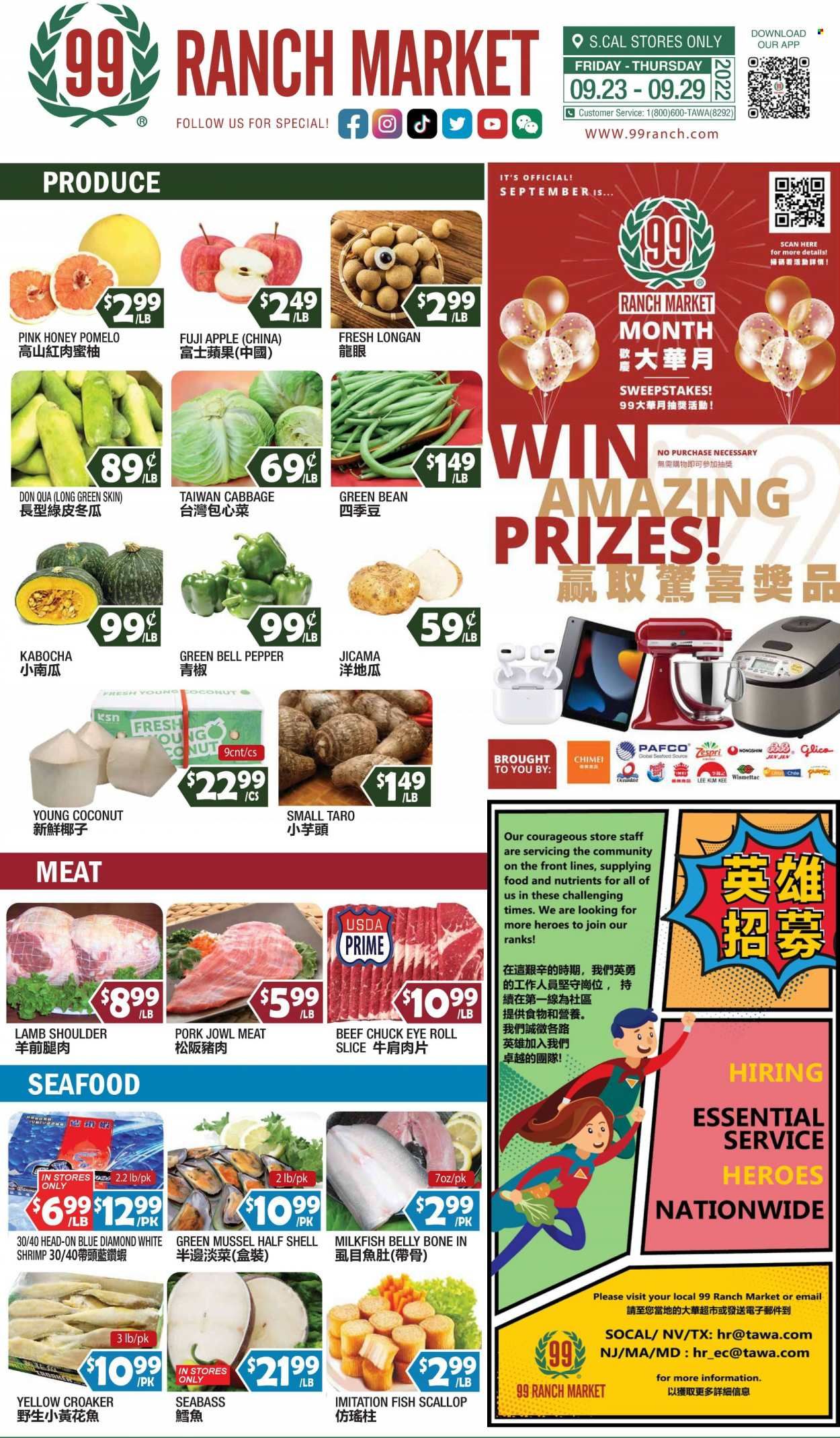 99 Ranch Market (40, CA) Weekly Ad Flyer Specials September 23 to September 29, 2022