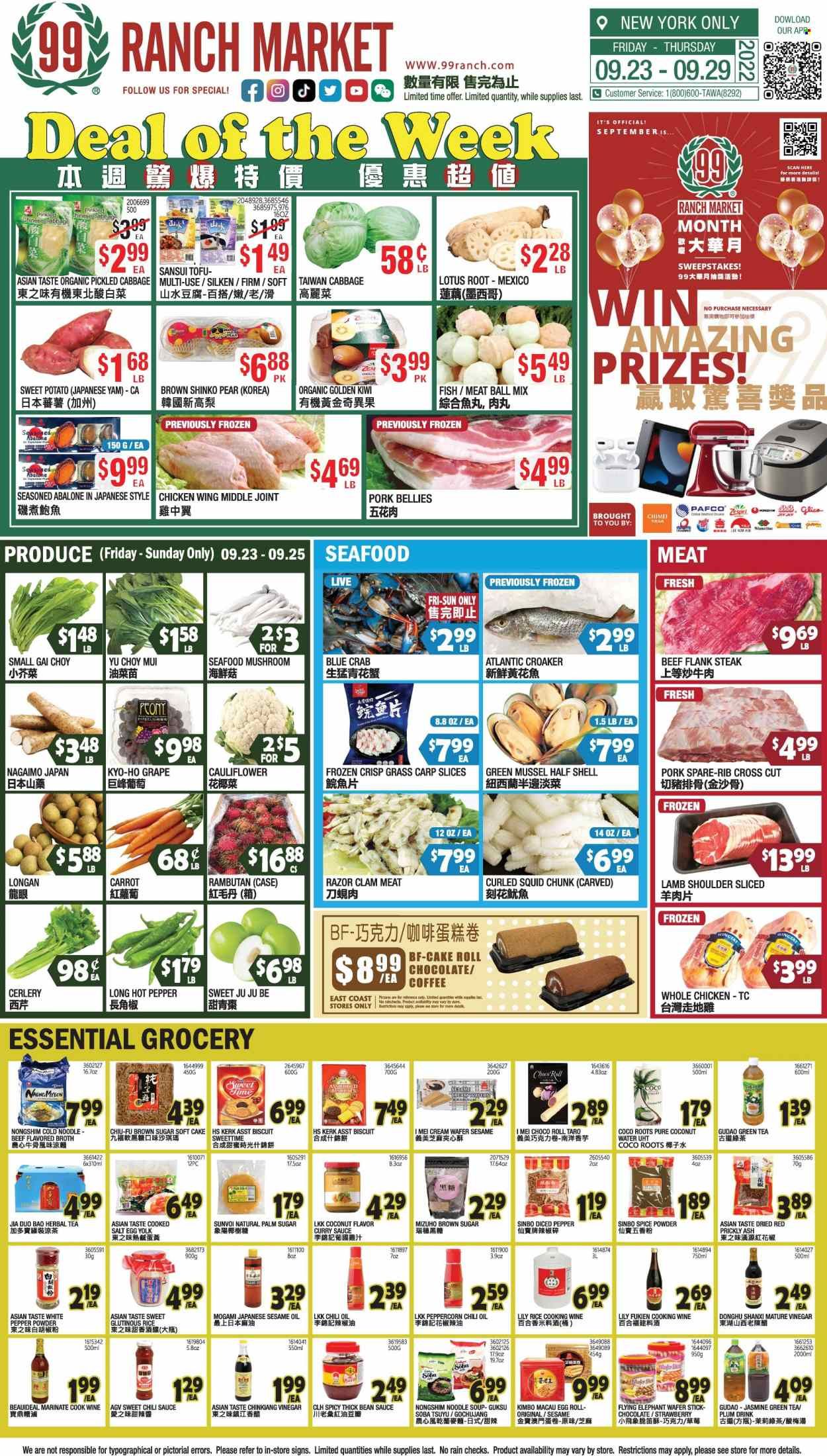 99 Ranch Market (15) Weekly Ad Flyer Specials September 23 to September 29, 2022