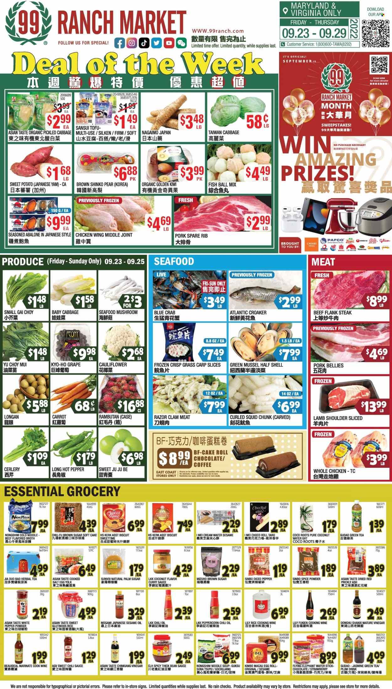 99 Ranch Market (10, MD) Weekly Ad Flyer Specials September 23 to September 29, 2022