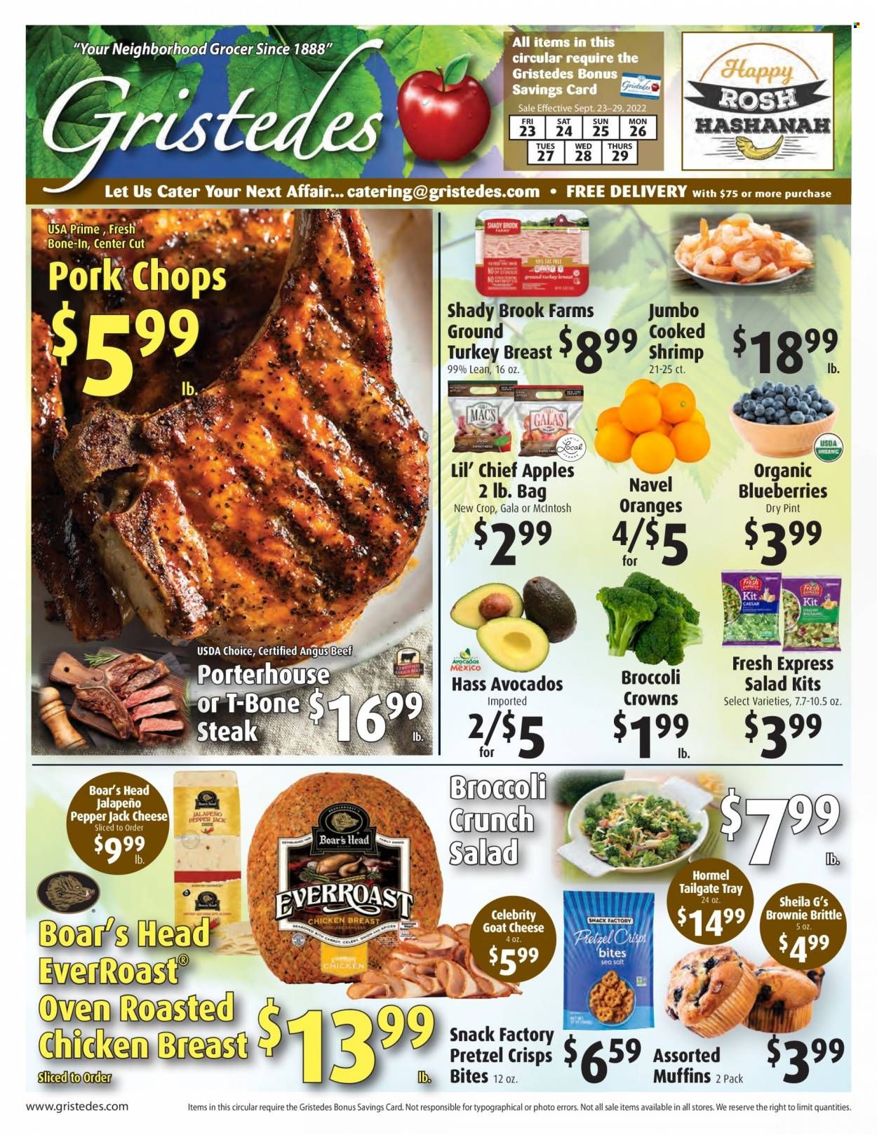 Gristedes (NY) Weekly Ad Flyer Specials September 23 to September 29, 2022