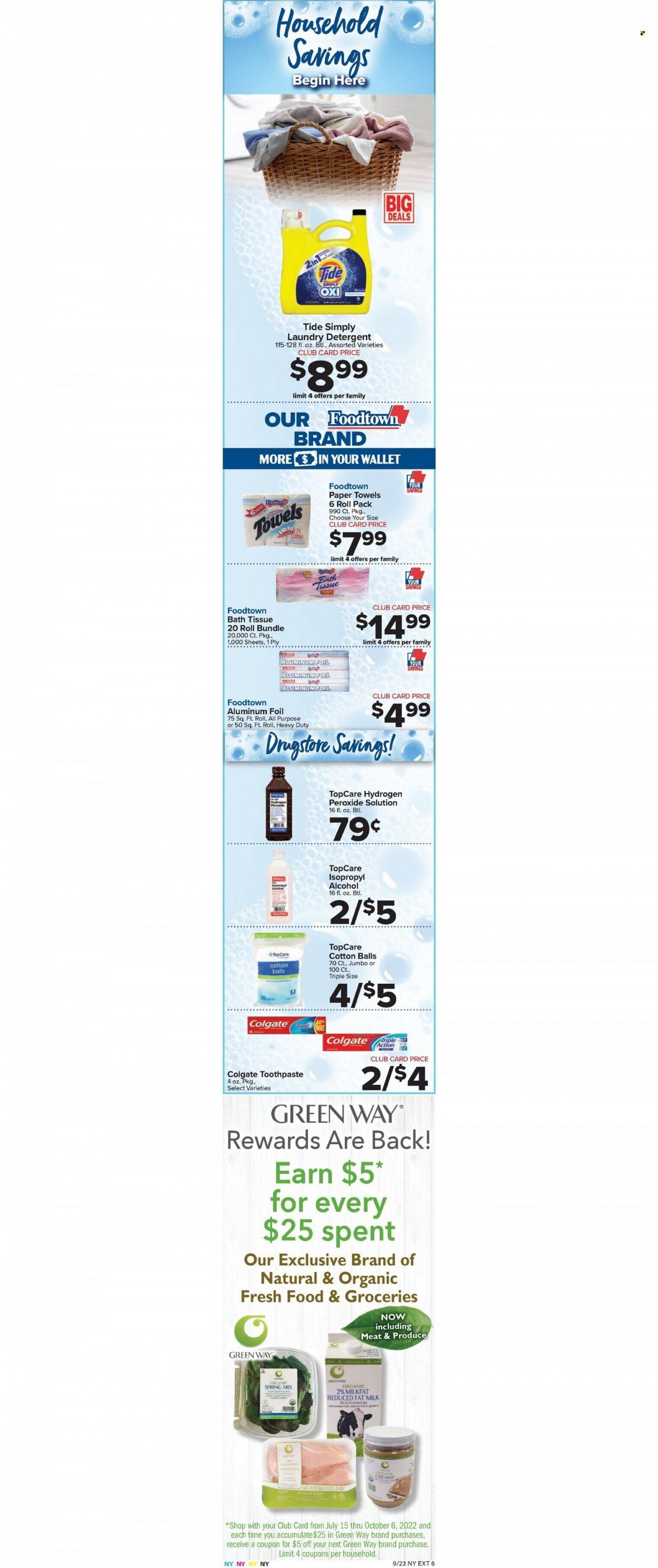 Foodtown (NJ, NY, PA) Weekly Ad Flyer Specials September 23 to September 29, 2022