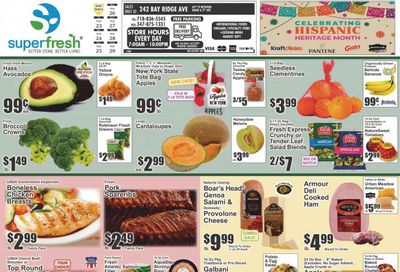 Super Fresh (NY) Weekly Ad Flyer Specials September 23 to September 29, 2022