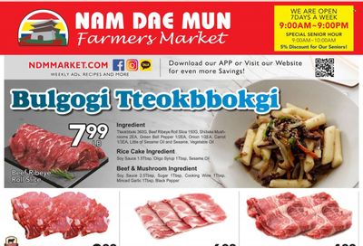 Nam Dae Mun Farmers Market (GA) Weekly Ad Flyer Specials September 23 to September 29, 2022