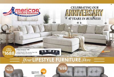 American Furniture Warehouse (AZ, CO, TX) Weekly Ad Flyer Specials September 25 to October 1, 2022