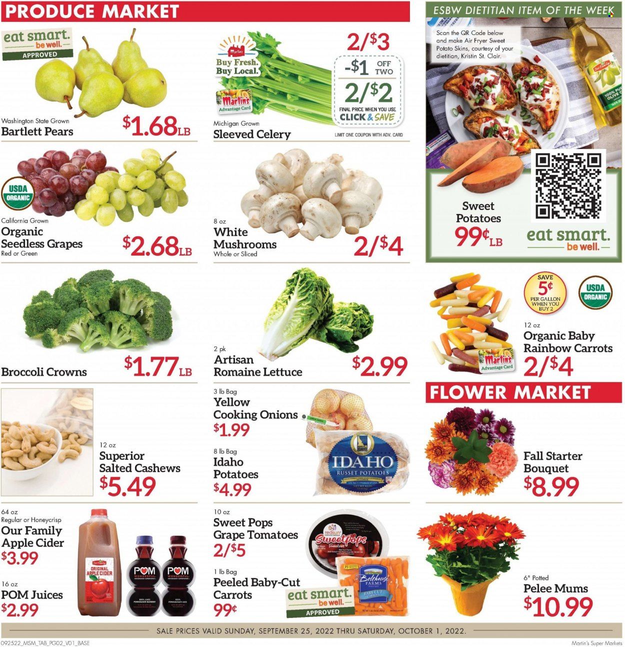 Martin’s (IN, MI) Weekly Ad Flyer Specials September 25 to October 1, 2022