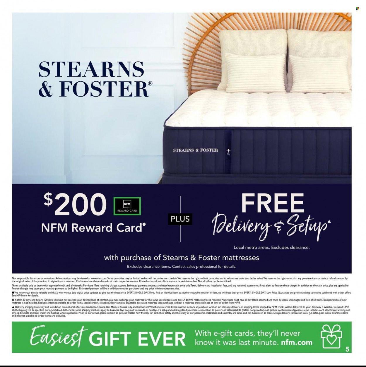 Nebraska Furniture Mart (IA, KS, NE, TX) Weekly Ad Flyer Specials September 23 to September 27, 2022
