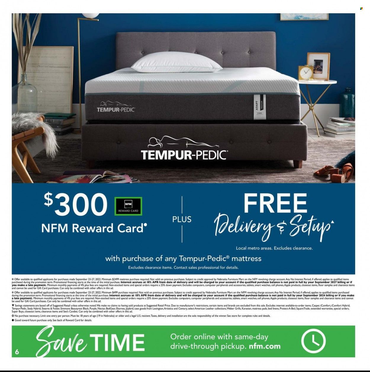 Nebraska Furniture Mart (IA, KS, NE, TX) Weekly Ad Flyer Specials September 23 to September 27, 2022