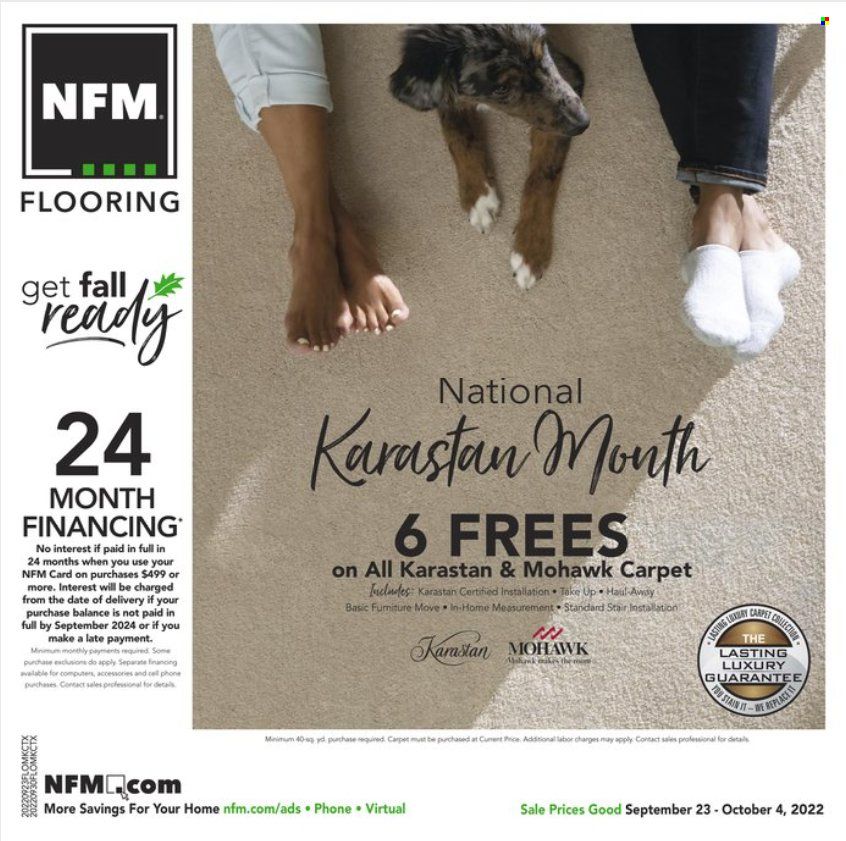 Nebraska Furniture Mart (IA, KS, NE, TX) Weekly Ad Flyer Specials September 23 to October 4, 2022