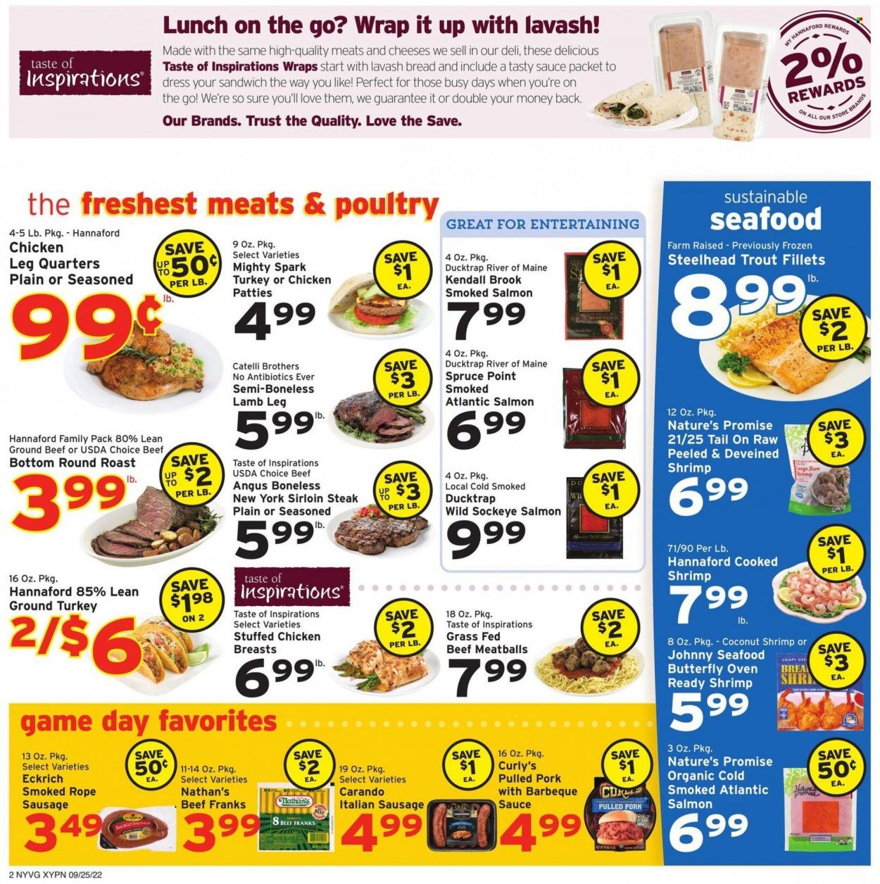 Hannaford (NY) Weekly Ad Flyer Specials September 25 to October 1, 2022