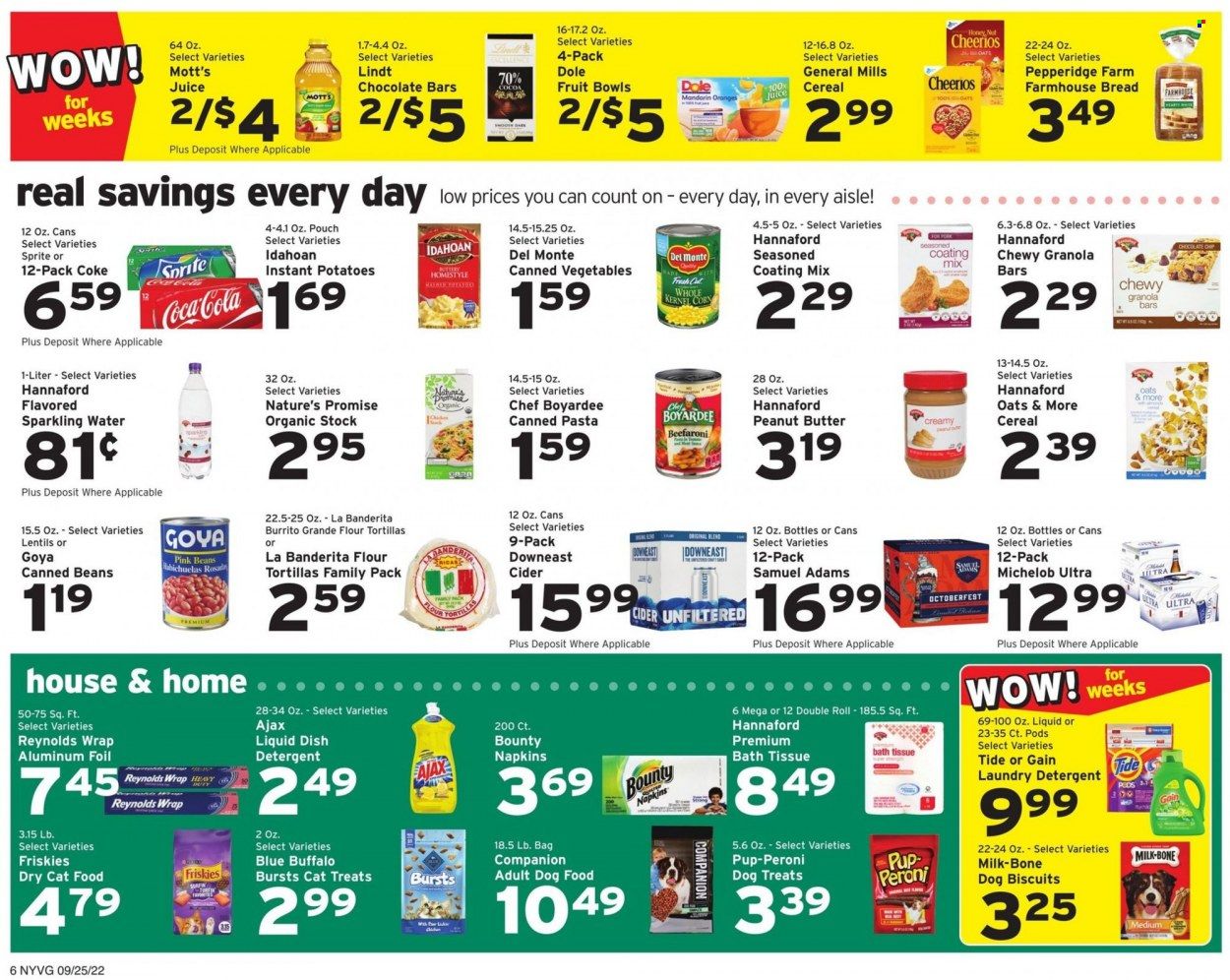 Hannaford (NY) Weekly Ad Flyer Specials September 25 to October 1, 2022