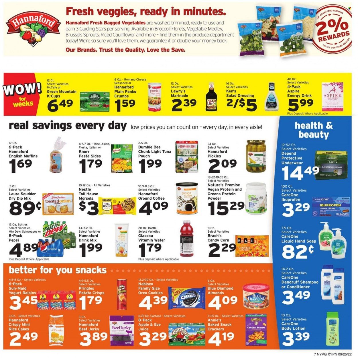 Hannaford (NY) Weekly Ad Flyer Specials September 25 to October 1, 2022