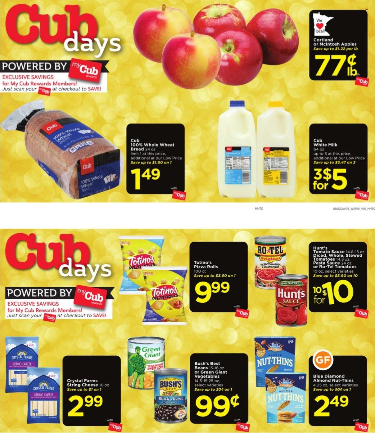 Cub Foods (MN) Weekly Ad Flyer Specials September 25 to October 1, 2022
