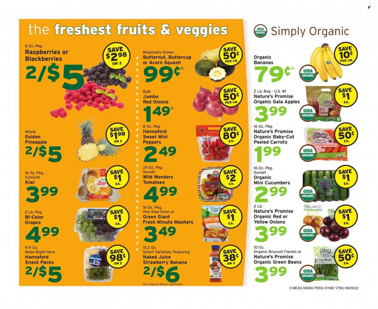 Hannaford (VT) Weekly Ad Flyer Specials September 25 to October 1, 2022