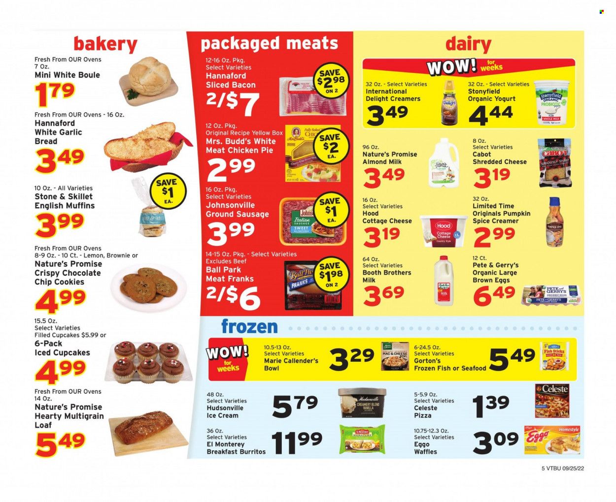 Hannaford (VT) Weekly Ad Flyer Specials September 25 to October 1, 2022