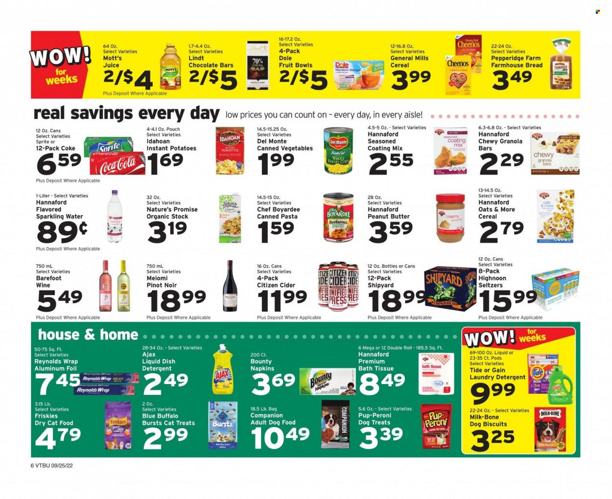 Hannaford (VT) Weekly Ad Flyer Specials September 25 to October 1, 2022