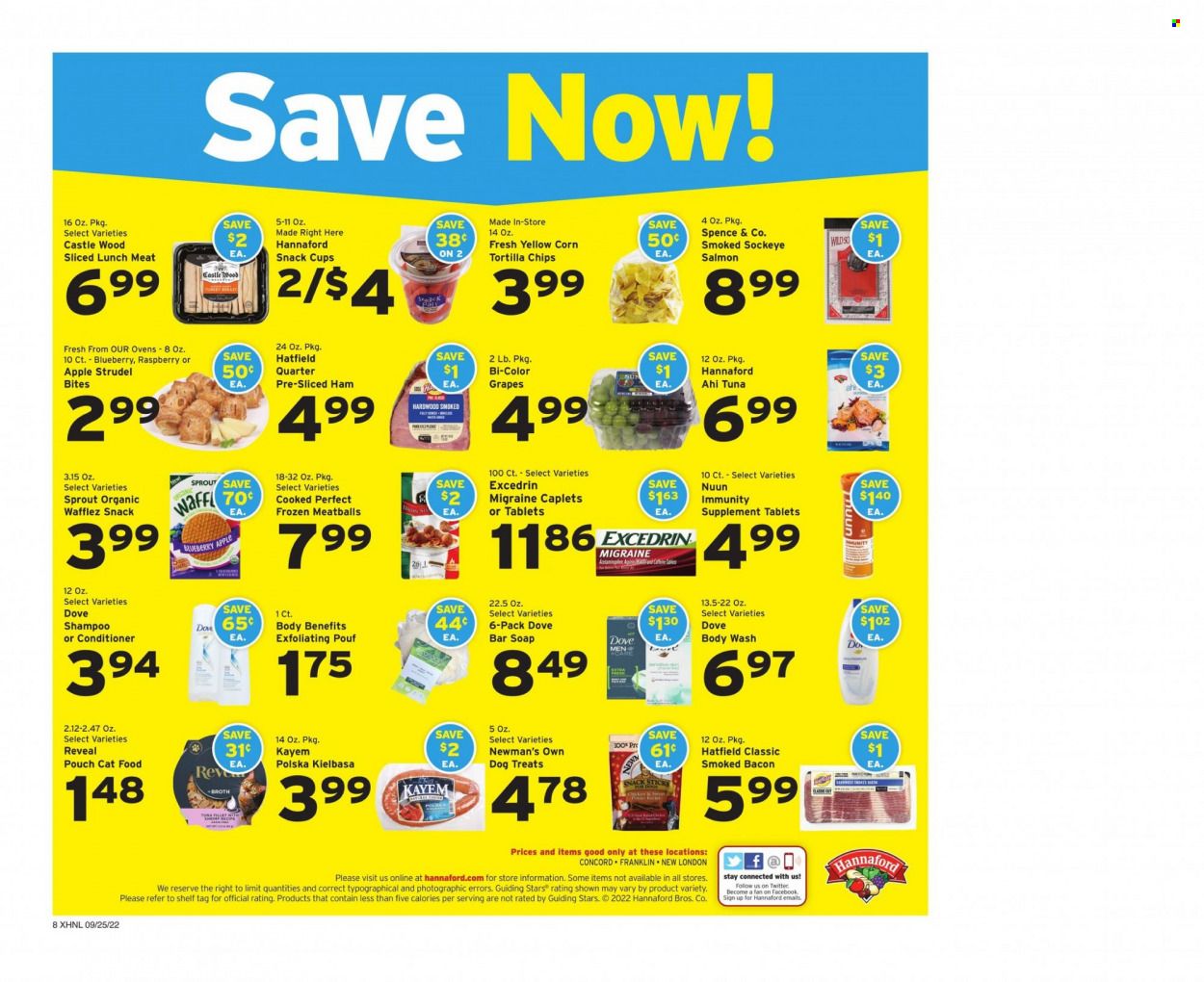 Hannaford (NH) Weekly Ad Flyer Specials September 25 to October 1, 2022