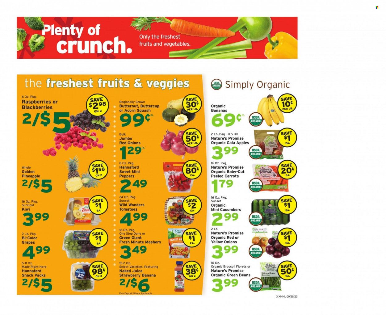 Hannaford (NH) Weekly Ad Flyer Specials September 25 to October 1, 2022