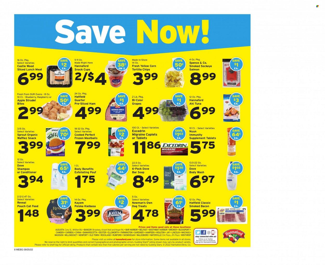 Hannaford (ME) Weekly Ad Flyer Specials September 25 to October 1, 2022