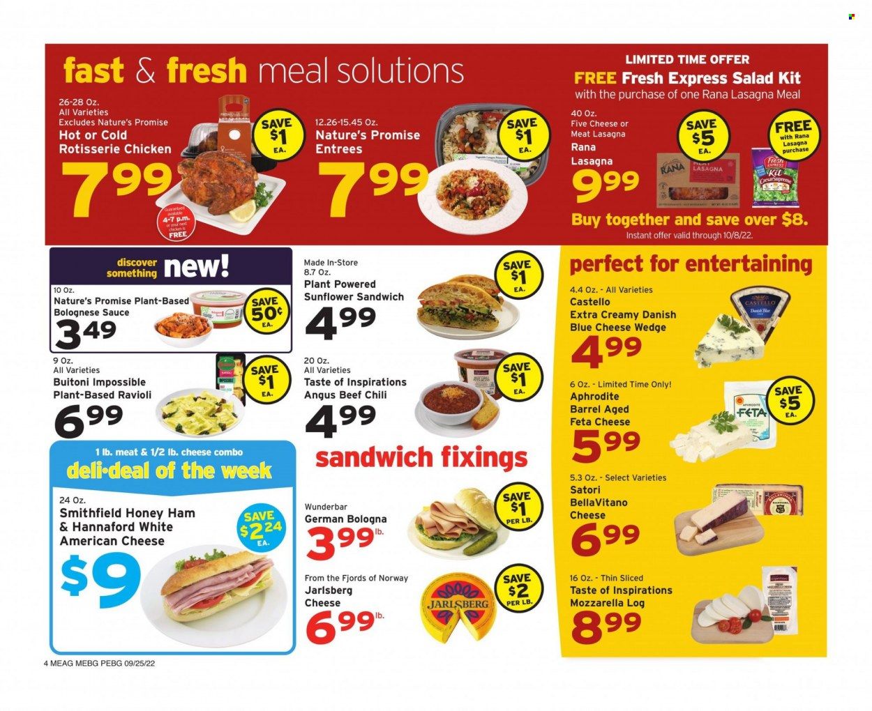 Hannaford (ME) Weekly Ad Flyer Specials September 25 to October 1, 2022